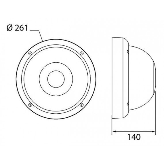 CESTUS ROUND E27 WHITE IP65 4510220 AIRAM