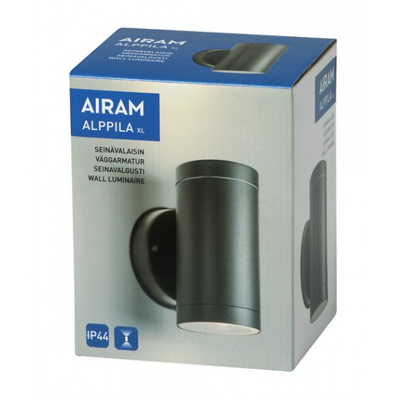 ALPPILA DOUBLE XL IP44 2XGU10 ANTRASIT AIRAM