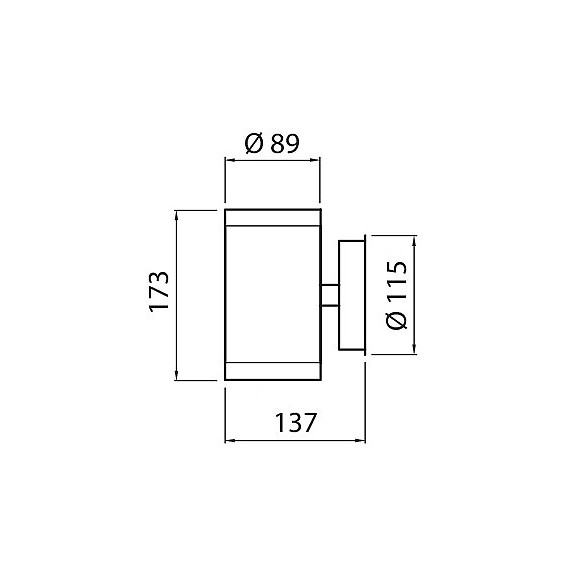 ALPPILA DOUBLE XL IP44 2XGU10 WH 4508465 AIRAM