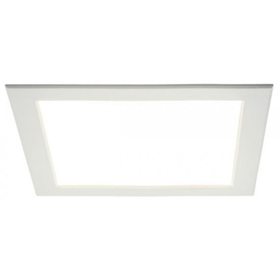 FLAT SQ 225 IP44 15W/830 DIM PCO WH AIRAM