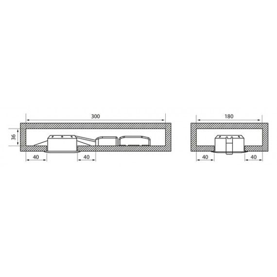 COMPACT FIX 5W/830 IP65 36° DIM 4107619 AIRAM