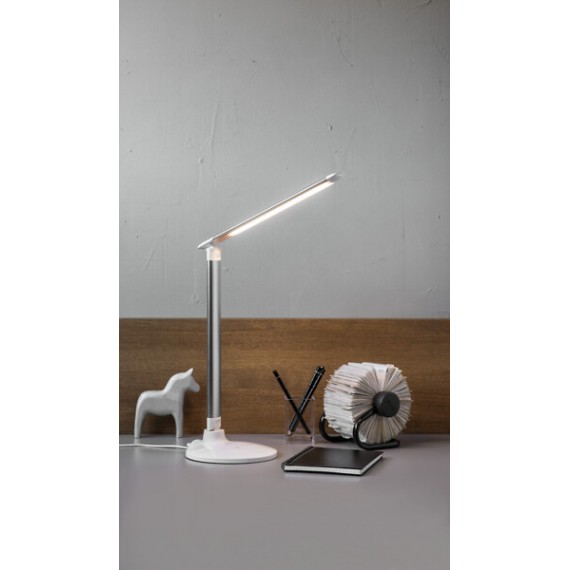 GINA SKRIVEBORDSLAMPE 15W/827/845/860 800LM WH-SI 4118736 AIRAM