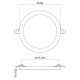 CIO MULTI 16W 830/840/865 1500LM DIM IP20 4146603 AI