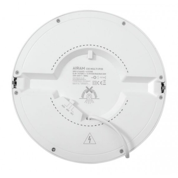 CIO MULTI 12W 830/840/865 1000LM DIM IP20 4146602 AI