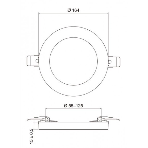 CIO MULTI 9W 830/840/865 500LM DIM IP20  4146601 AI