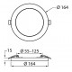 CIO 9W/830 500LM TRIAC DIM Ø55-125 Ø160 4126217 AI