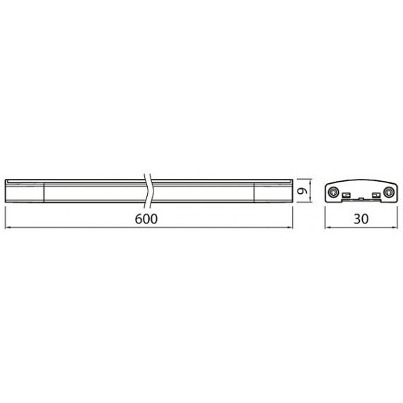 Linear 600 IP21 9W/840 850lm PCO AIRAM