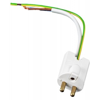 LAMP PLUG WITH CORD EARTHED 14CM AIRAM