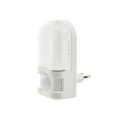 230V nattlampe for montering direkte i stikkontakt.