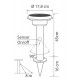 ARETTE PULLERT 45CM SOLCELLE M/ SENSOR AIRAM