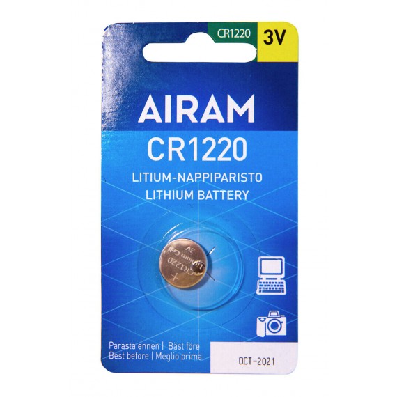 AIRAM LITHIUM BATTERY CR1220 3V