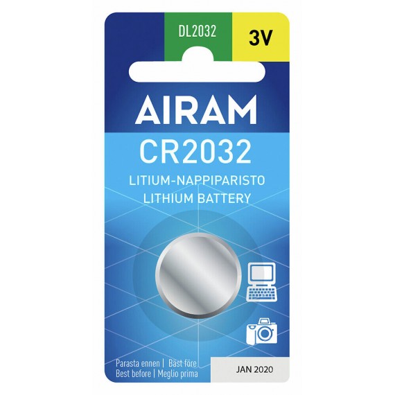 AIRAM LITHIUM BATTERY CR2032 3V