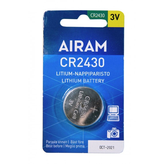 AIRAM LITHIUM BATTERY CR2430 3V