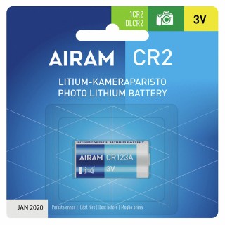 AIRAM PHOTO LITHIUM BATTERY CR2 3V