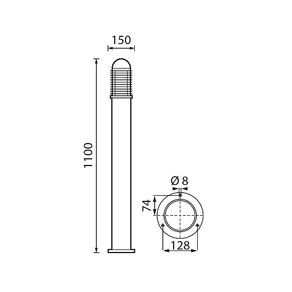 ARES IP55 IK10 E27 PCFR BK 4508480 AIRAM