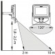 FLOODY 10W/840 LED PIR IP44 HVIT 700LM 4510254 AIRAM