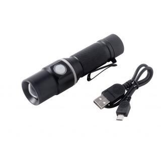 MONTE FLASHLIGHT 3W 200LM USB OPPLADBAR 8710533 AIRAM