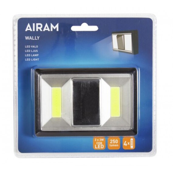 WALLY 2X3W 250LM M/BRYTER 2XCOB LED 115MM 8710493 AIRAM