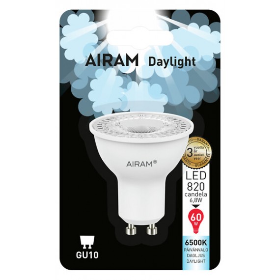 LED PAR16 4,5W/865 465LM GU10 DAYLIGHT 4713793 AIRAM