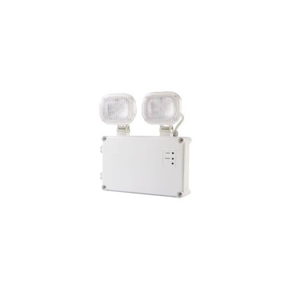 12W SPECTRUM LED NØDLYS TWIN SPOT IP65 SELF TEST NON MAIN