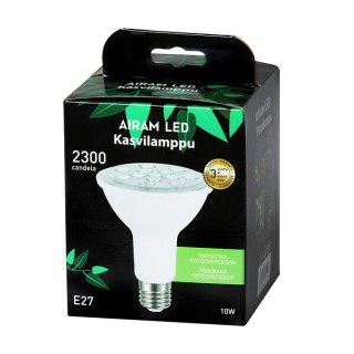 LED PAR30 9,5W/835 800LM E27 PLANT VEKSTLAMPE OPAL AIRAM