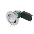 5W FIRESTAY SLIM CENTRE TILT INTEGRATED FIXED DOWNLIGHT CHRO