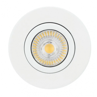 FIRE RATED MV/LV CENTRE TILT GU10 - MATT WHITE