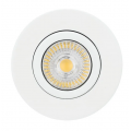 FIRE RATED MV/LV CENTRE TILT GU10 - MATT WHITE