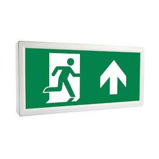 3W SPECTRUM LED EMERGENCY ULTRA SLIM EXIT SIGN INCLUDING UP NØDLYS BELL