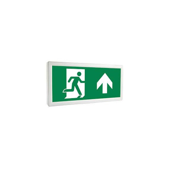 3W SPECTRUM LED EMERGENCY ULTRA SLIM EXIT SIGN INCLUDING UP NØDLYS BELL