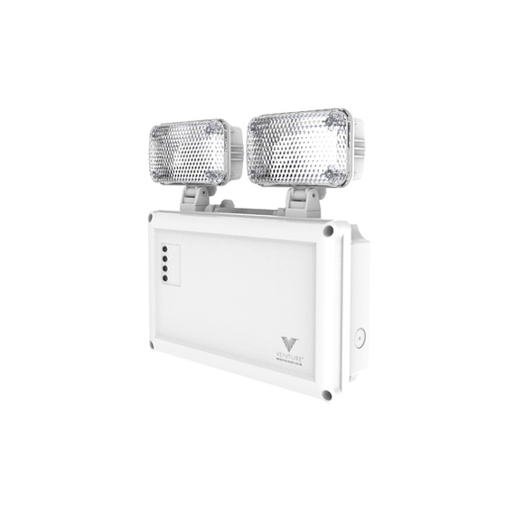 LED EMERGENCY TWIN SPOT 3W IP65 >3H 360LM 60° EMG015 NØDLYS VENTUR