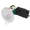 5W FIRESTAY SLIM INTEGRATED FIXED DOWNLIGHT WHITE - 4000K