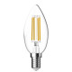 LED FIL CANDLE 4.5W/827 E14 CL TU