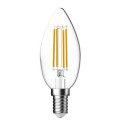 LED FIL CANDLE 4.5W/827 E14 CL TU