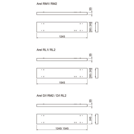 AREL RL1 30W/840 HVIT DIREKTE LYS 3200LM