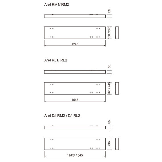 AREL RL1 30W/840 HVIT DIREKTE LYS 3200LM