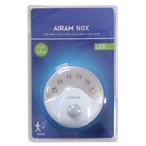 NOX 6 LEDS + SENSOR BATTERY LIGHT AIRAM