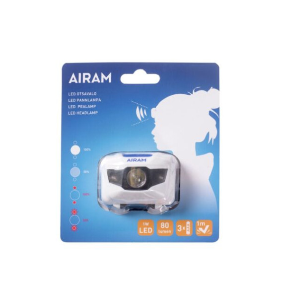 LED HEADLAMP 1W 80LM AIRAM