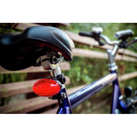 BIKE REAR LIGHT 5 LEDS RED AIRAM