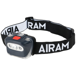 HEADLAMP 1X LED + 2XRED LEDS AIRAM