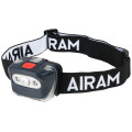 HEADLAMP 1X LED + 2XRED LEDS AIRAM