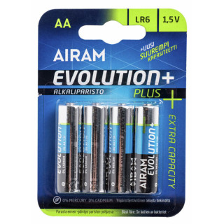 EVOLUTION PLUS LR6 AA 1,5V 4/BL AIRAM