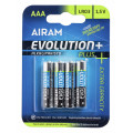 EVOLUTION PLUS LR03 AAA 1,5V 4/BL AIRAM