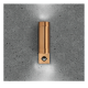 LUNA GU10 PIR WALL LIGHT - FIXED UP/DOWN, COPPER, IP44