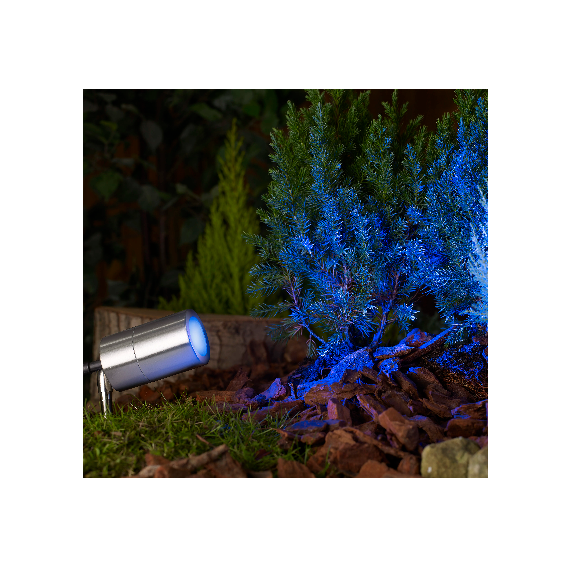 LUNA GU10 LED GARDEN SPIKE - STAINLESS STEEL, IP65