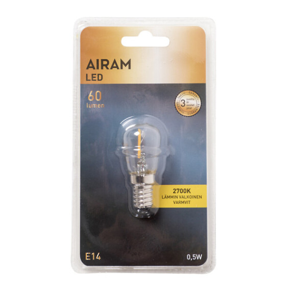 LED T26 0,6W/827 60LM E14 SIGNAL FILAMENT AIRAM