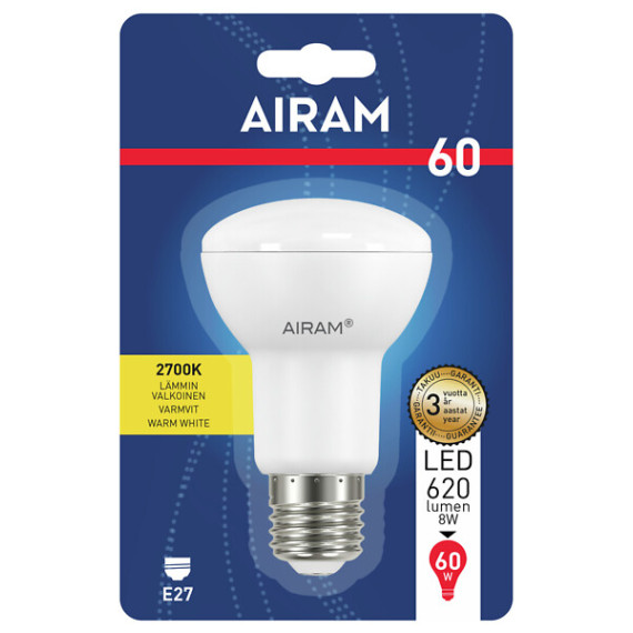 LED R63 5,4W/827 600LM E27 110D OP AIRAM