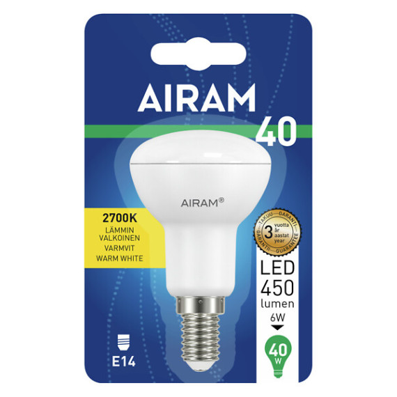 LED R50 4W/827 450LM E14 110D OP AIRAM