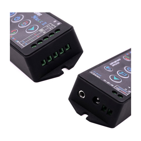 LED RGBW STRIP CONTROLLER MUSIC-3 4CH 12-24V + RF CONTROLL