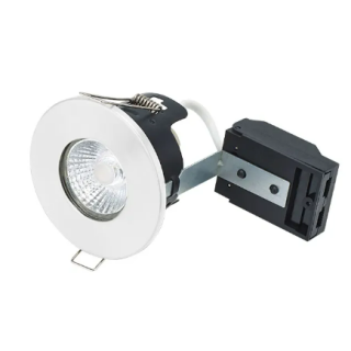 FIRE RATED MV/LV DOWNLIGHT GU10 - WHITE